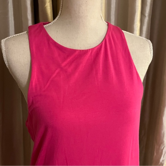 NWT J Crew Pink Stretch Shell Top - Picture 2 of 4
